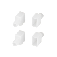 Заглушка WPH-FLEX-0613-SIDE WHITE с отверстием (Arlight, Силикон)