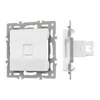 Механизм компьютерной розетки SCT-MPC1-PL-WH (RJ-45, CAT6) (Arlight, -)