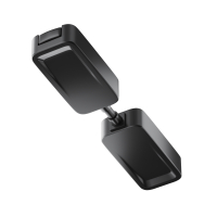 Коннектор питания прямой Radity встраиваемый черный для встраиваемой трековой системы Technical TRA084C-B-12