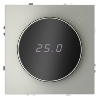 Терморегулятор электронный VOLTUM S70 с индикацией и датчиком, для теплого пола, (сталь)