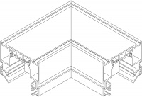 Коннектор угловой для низковольтного трека SY