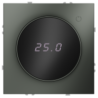 Терморегулятор электронный VOLTUM S70 с индикацией и датчиком, для теплого пола, (титан)