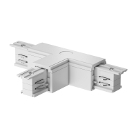 Коннектор Т-образный левый Trinity белый для накладной трековой системы Technical TRA005CT-31W-L