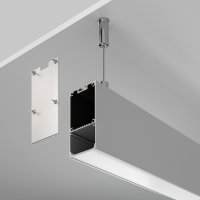 Алюминиевый профиль подвесной - накладной 35x66 для светодиодной ленты Led Strip ALM-3566-S-2M