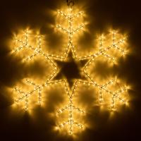 Фигура светодиодная ARD-SNOWFLAKE-M4-750x750-324LED Warm (230V, 18W) (Ardecoled, IP65)