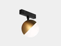 SY-LINK-SFBR-10-WW, накладной светильник-шар металл+стекло, латунь, 10Вт, 48В, 3000К