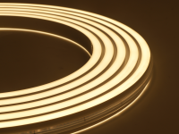 Лента неоновая двойная, SMD2835, 140led/m, 10Вт/м, 24В, 3000K, IP67