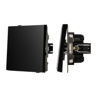 Механизм выключателя одноклавишный проходной SWT-TENDO-MKP1-PL-BK (230V, 10A) (Arlight, Черный)