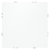 Заглушка VOLTUM S70 с суппортом, (белый матовый)