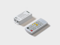 Контроллер CW, 2.4G с пультом, 21 кноп., DC12/24V, <16A(MAX), SW-CW-2.4G-16A