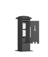 Садовая розетка G3006 высота 460мм ширина 100мм  IP44 . Цвет: черный