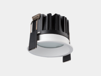 Светильник встраиваемый DILLY 8Вт, 50°, IP44, белый, 3000К, DL-RE1202-WH-WW