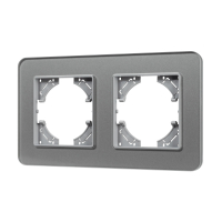 Рамка стеклянная FRM-OMALI-SFGS-2-GR (Arlight, -)