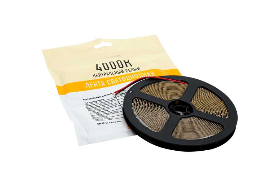 Лента светодиодная SWG SWG3120, IP20, нейтральный белый