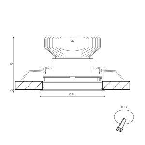 Корпус светильника COMBO-31, COMBO-31-WH