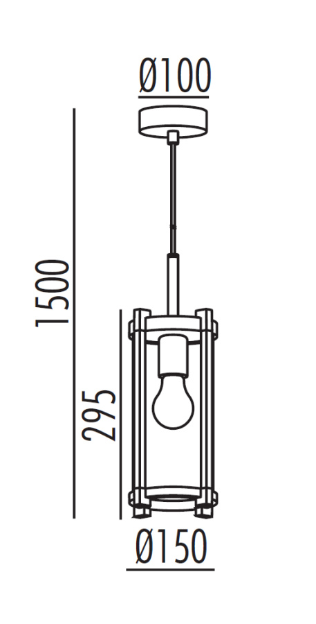 Подвесной светильник 2325 Bl