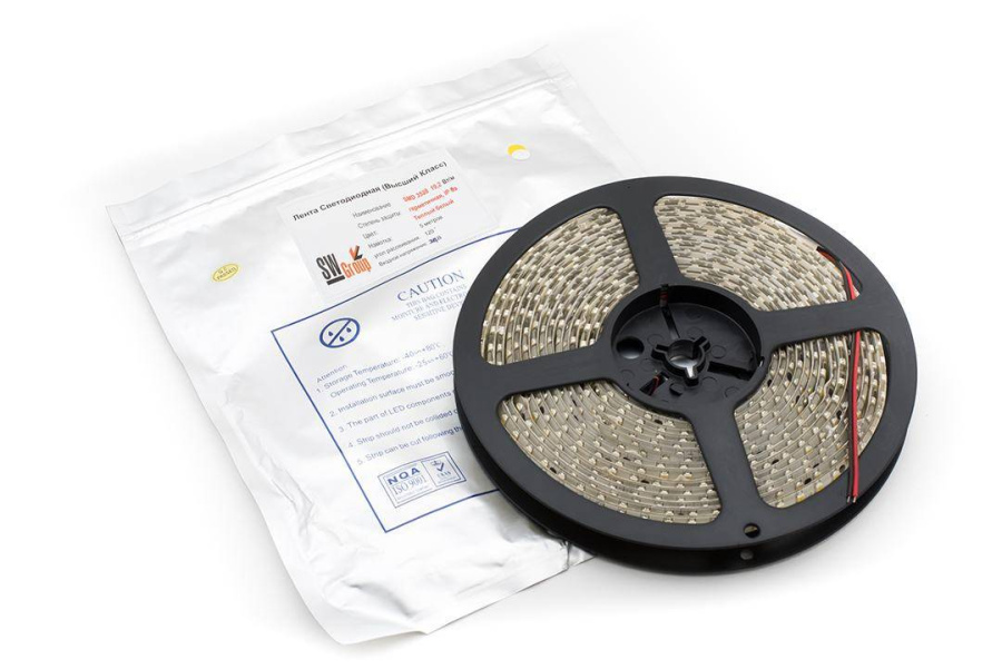 Лента светодиодная SWG SWG3240, IP65, теплый белый
