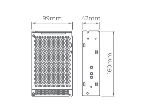 Блоки питания сетка, 100 W, 12V, S-100-12