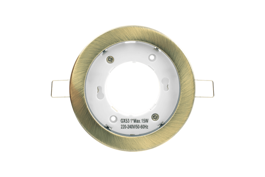 Светильник встраиваемый GX53, бронза