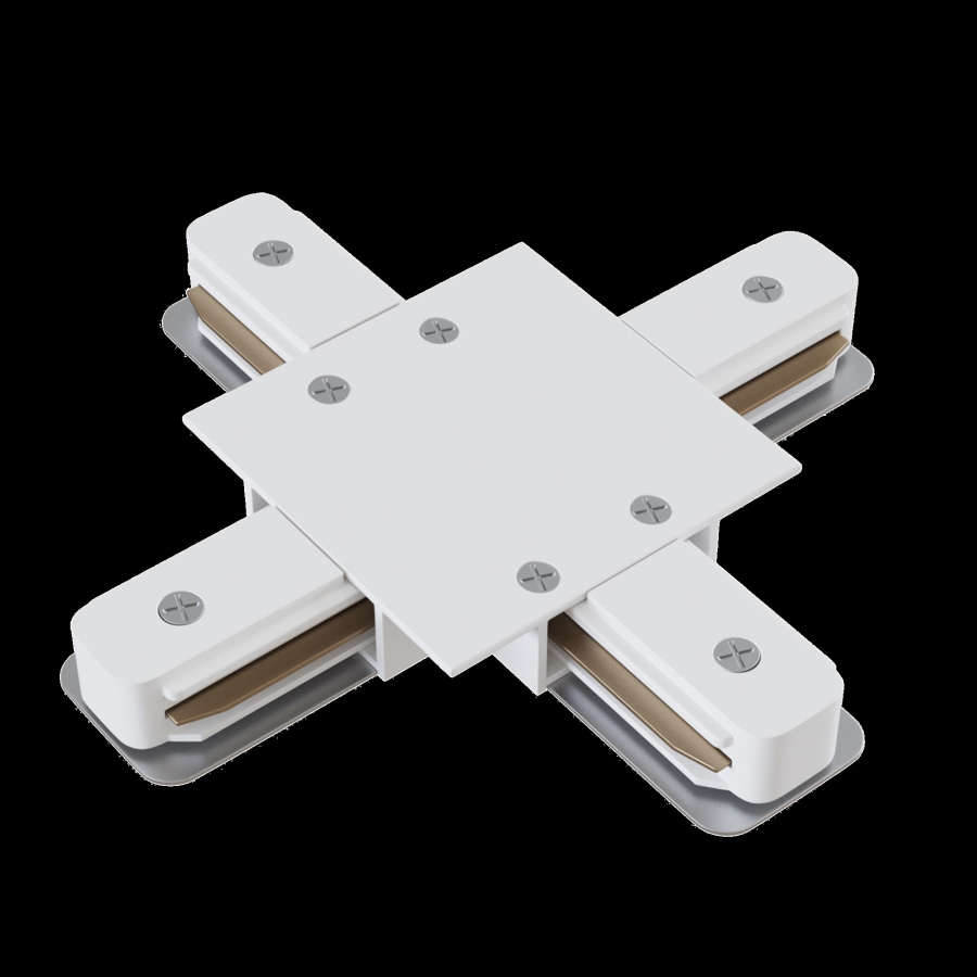 Коннектор Х-образный Unity встраиваемый белый для встраиваемой трековой системы Technical TRA002CX-11W