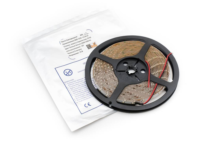 Лента светодиодная SWG SWG360, IP65, теплый белый