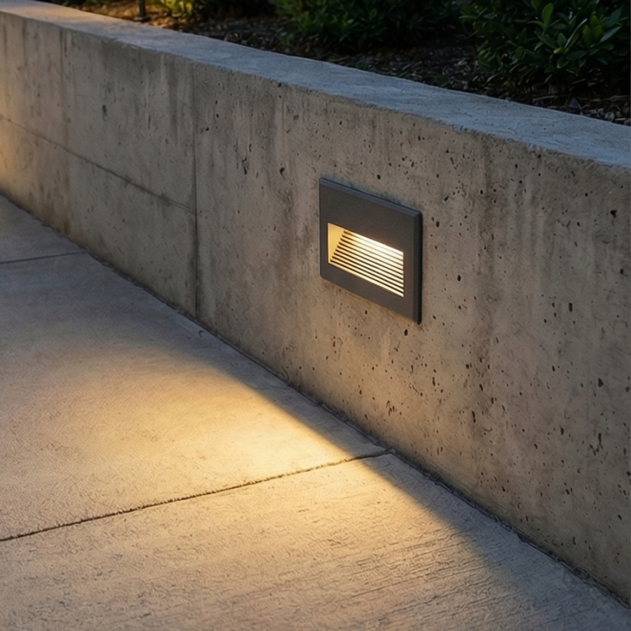 Светильник G2256 наcтенный  встраиваемый серый  220V 4W Led