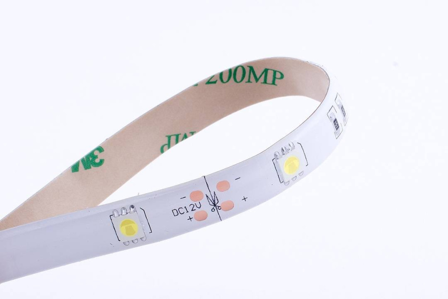 Лента светодиодная SWG SWG530, 7,2 Вт/м, 12В, IP65, холодный белый