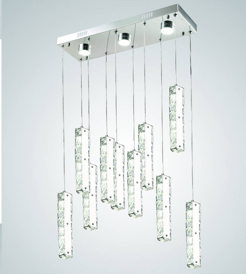 Люстра светодиодная хрустальная DW-8750-10