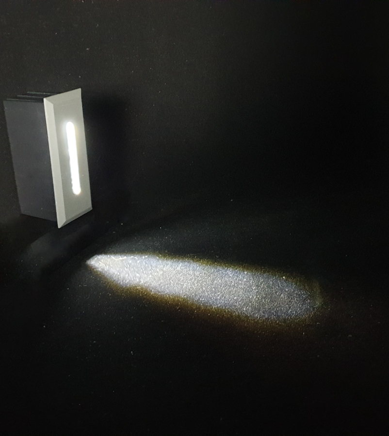 Светильник G0912 наcтенный  встраиваемый серый  220V 2W Led