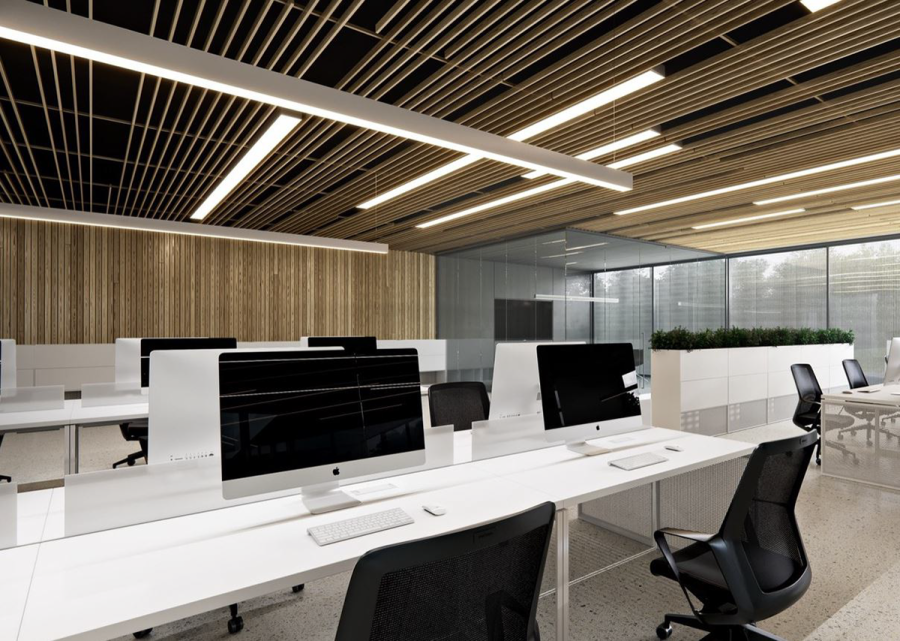 Линейный светильник, HB7236 36W LED 1200*55*70мм