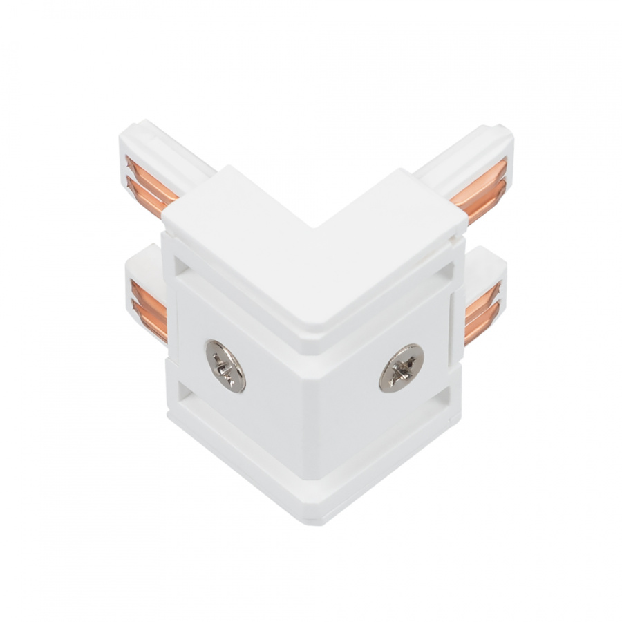 Коннектор угловой MAG-VIBE-CON-L90-INT-POWER (WH, внутренний) (Arlight, IP20 Металл, 5 лет)