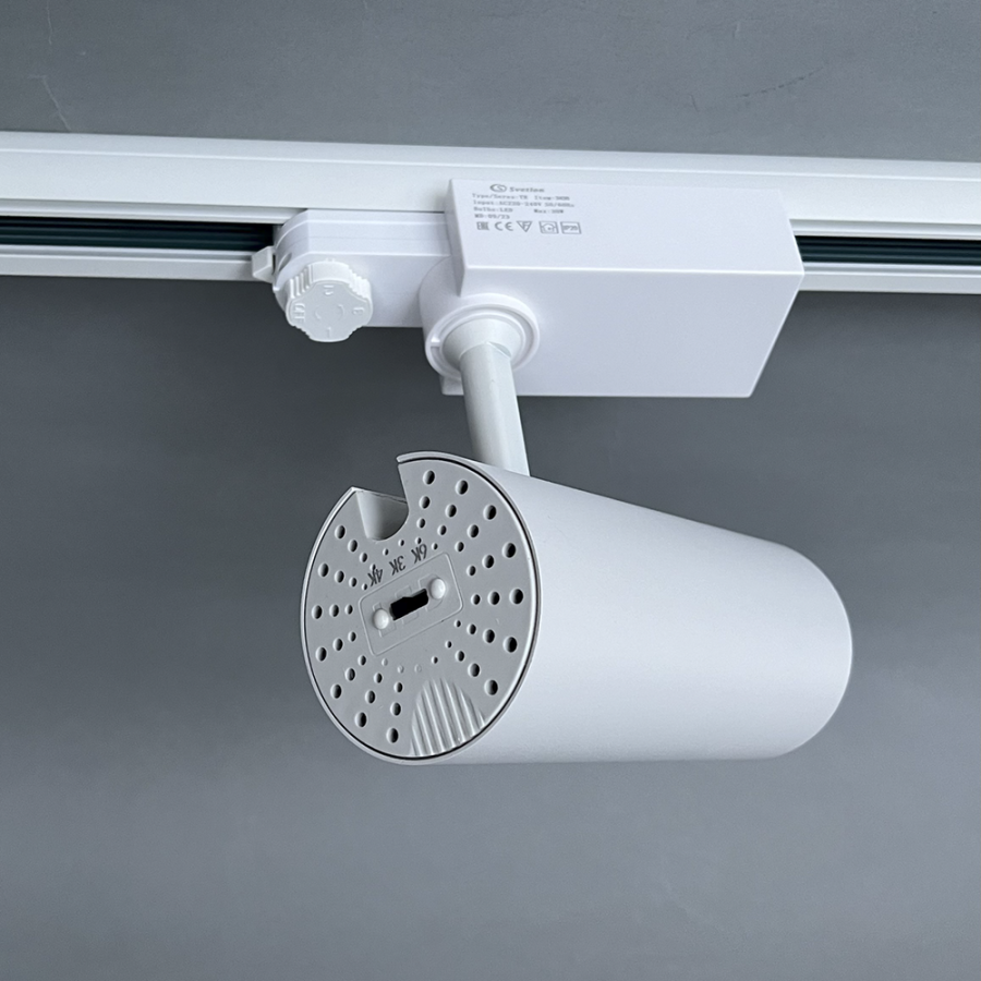 Трековый светильник на однофазный шинопровод, TR3330 30W 3ССТ белый