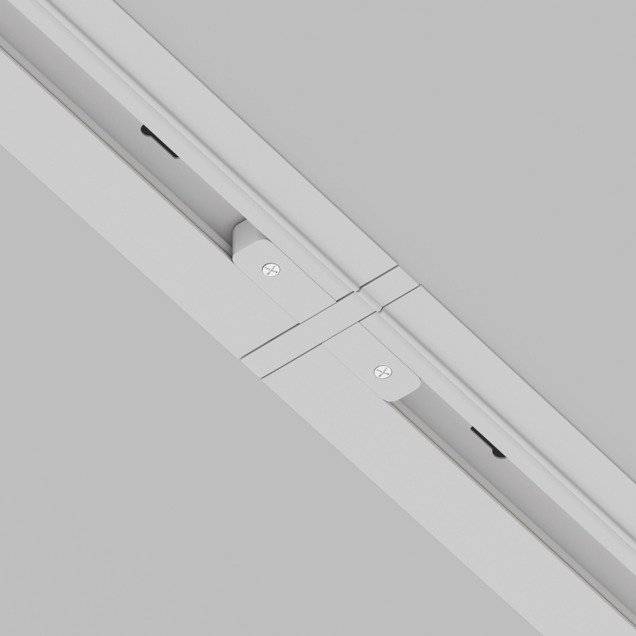 Коннектор прямой Unity встраиваемый белый для встраиваемой трековой системы Technical TRA002C-11W