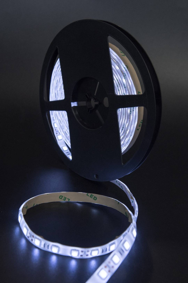 Лента светодиодная SWG SWG560, 14,4 Вт/м, 12В, IP65, холодный белый