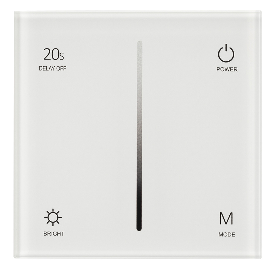 Панель SMART-P35-DIM-IN White (230V, 0-10V, Sens, 2.4G) (Arlight, IP20 Пластик, 5 лет)