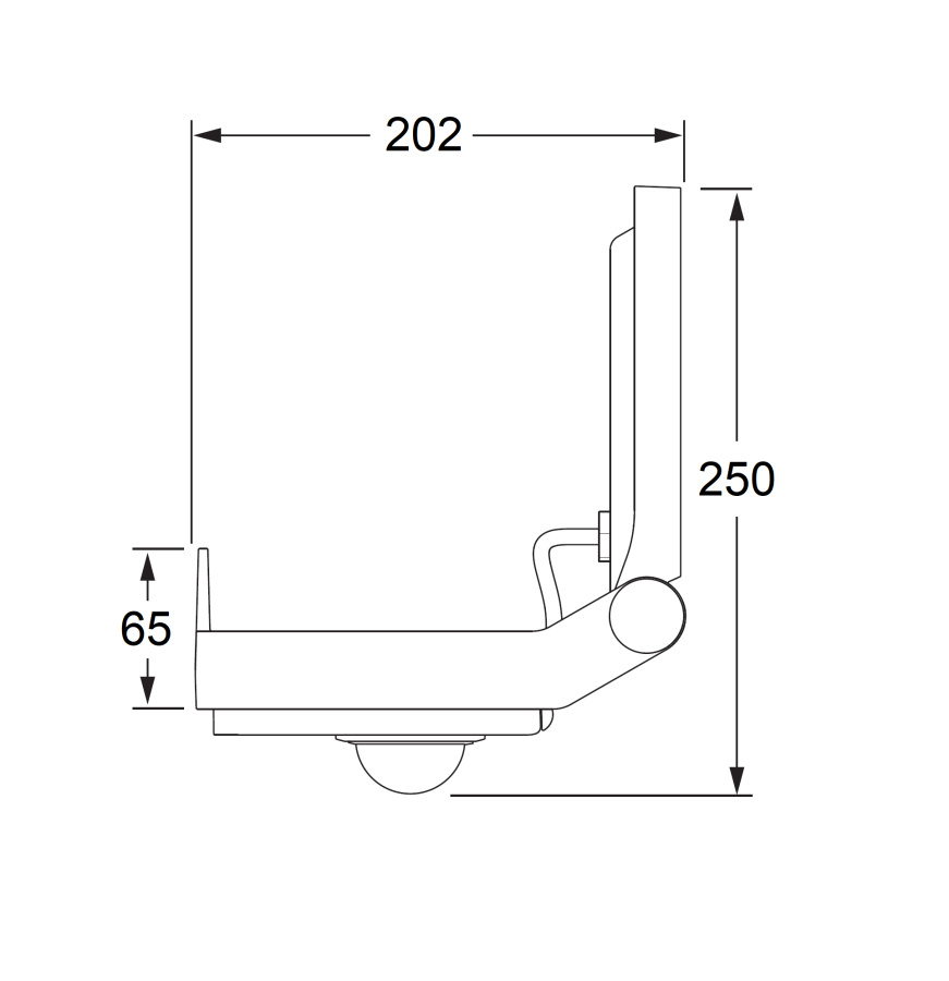 Прожектор с датчиком движения и освещенности W1009-3K