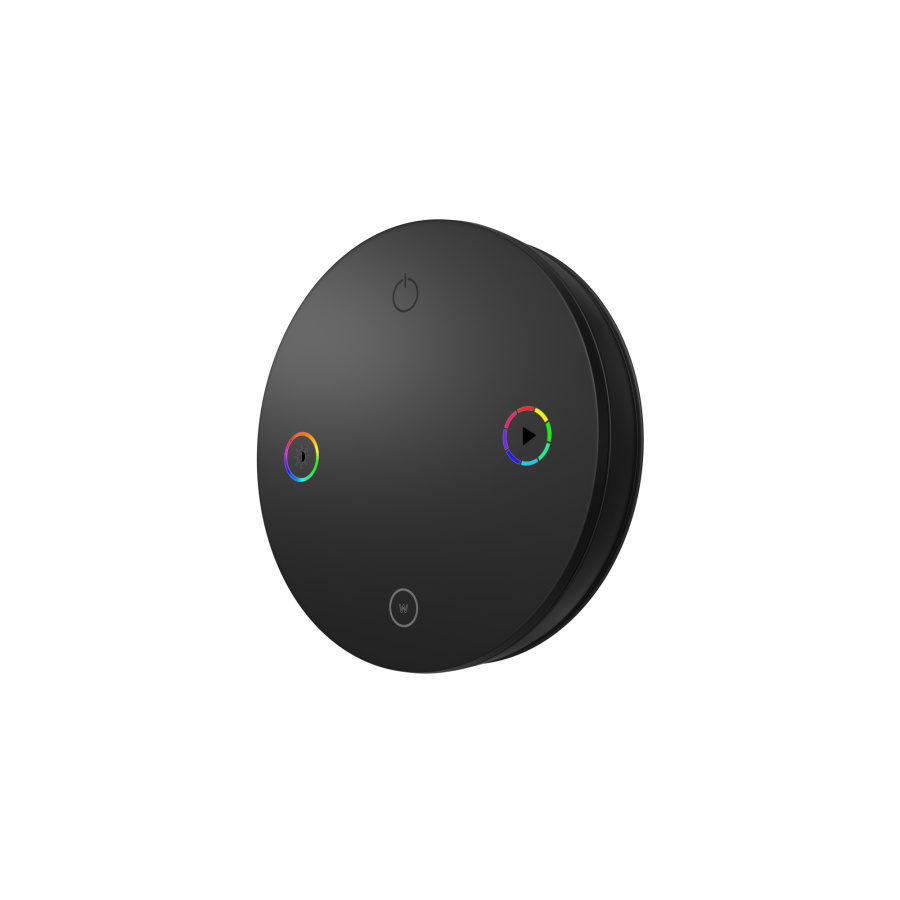 INTELLIGENT ARLIGHT Пульт SMART-801-22-1G-RGBW Black (3V, Magnet, 2.4G) (IARL, IP20 Пластик, 5 лет)