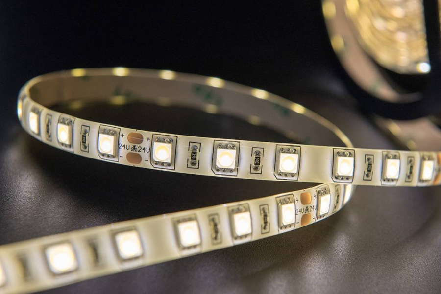 Лента светодиодная SWG SWG560, 14,4 Вт/м, 24В, IP65, теплый белый