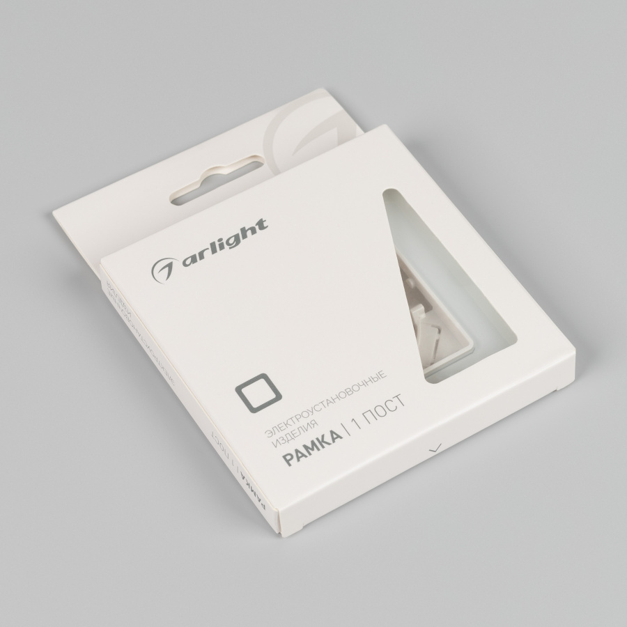 Рамка стеклянная FRM-OMALI-GS-1-WH (Arlight, -)