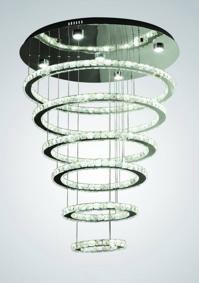 Люстра светодиодная хрустальная DW-8701