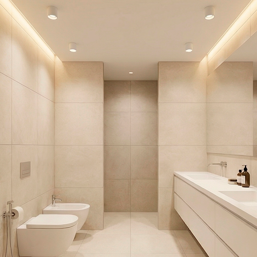 Накладной потолочный светодиодный светильник, WC1411 8W 4000K белый