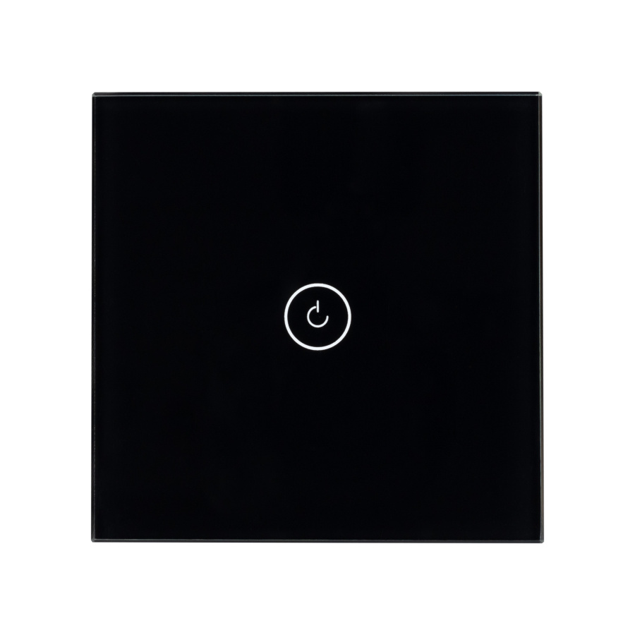 Выключатель сенсорный SWT-OMALI-S01-ZB-BK (250V, 10A, Zigbee) (Arlight, Стекло)