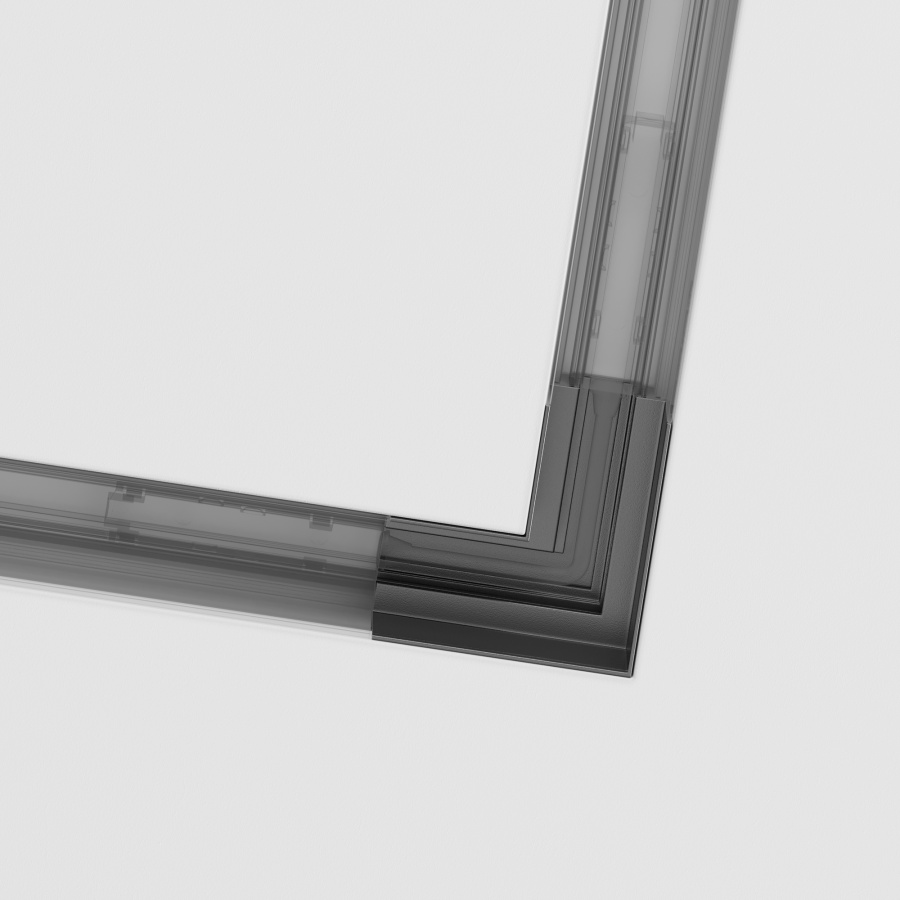 Угловой коннектор S35 встраиваемый черный для встраиваемой трековой системы Technical TRA004CL-22B