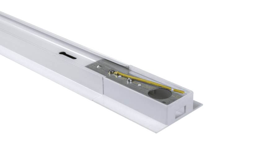 Шинопровод однофазный встраиваемый, белый