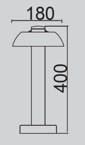 Наземный светильник W2252S-400 V