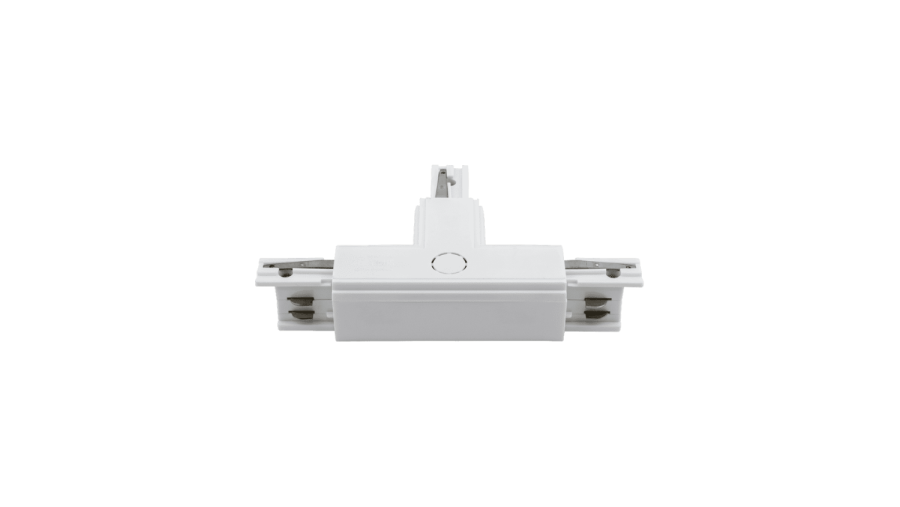 T-коннектор для трехфазного трека, левый, белый