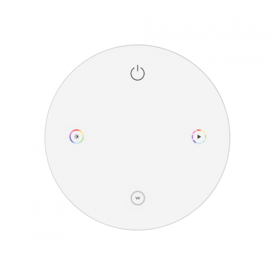 INTELLIGENT ARLIGHT Пульт SMART-801-22-1G-RGBW White (3V, Magnet, 2.4G) (IARL, IP20 Пластик, 5 лет)