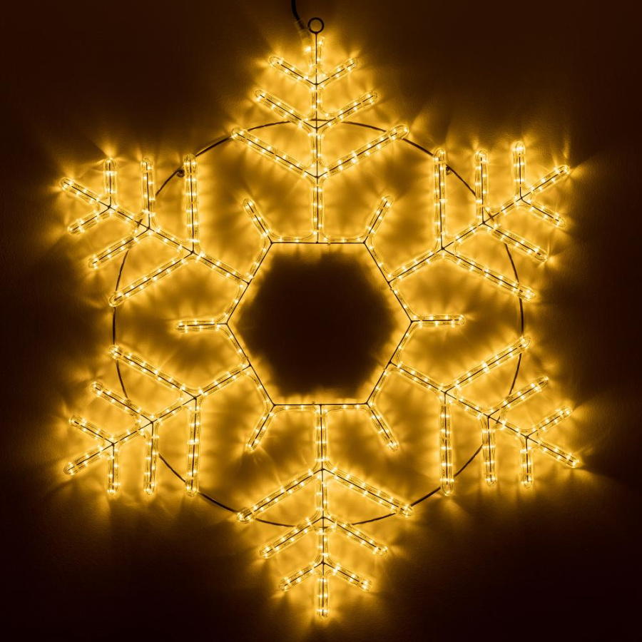 Фигура светодиодная ARD-SNOWFLAKE-M10-1000x900-504LED Warm (230V, 31W) (Ardecoled, IP65)