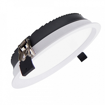 Светильник круглый  DW2271  smd LED 10W 3000K IP44. Цвет: белый