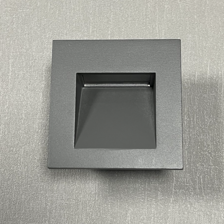 Светильник G0852 наcтенный  встраиваемый серый  220V 2W Led